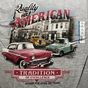 New Men's Short Sleeve T-Shirt "Tradition of Excellent", Light Grey, S (34-36) *